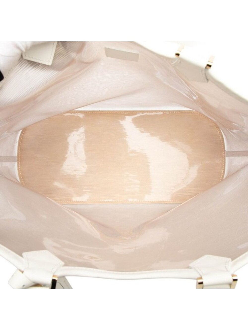 Louis Vuitton Epi Plage Lagune Bay Tote Clear White Vinyl - Picture 5 of 7